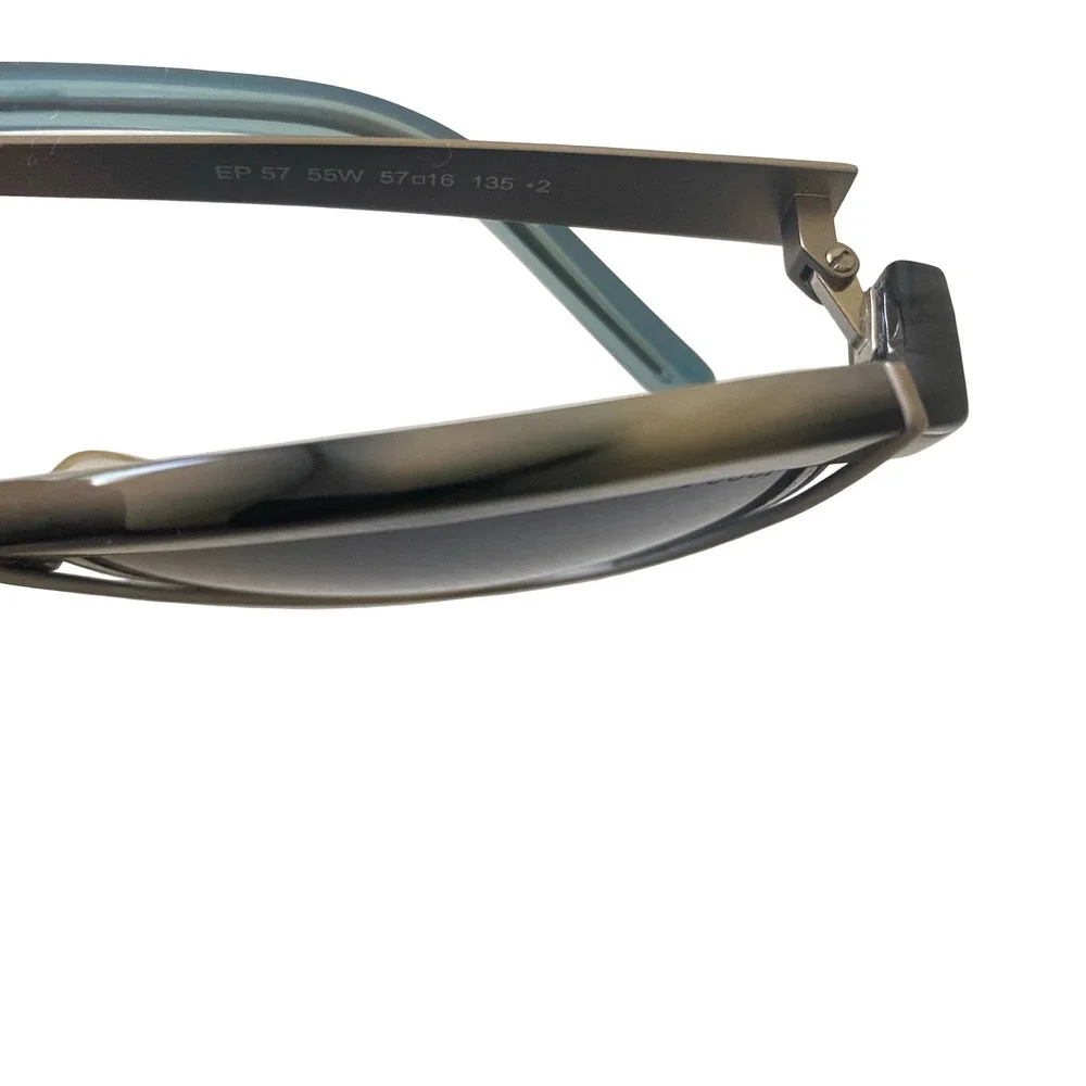 Emilio Pucci EP 111 Cat Eye Sunglasses Brown Grey Blue Gradient‎ Made in Italy